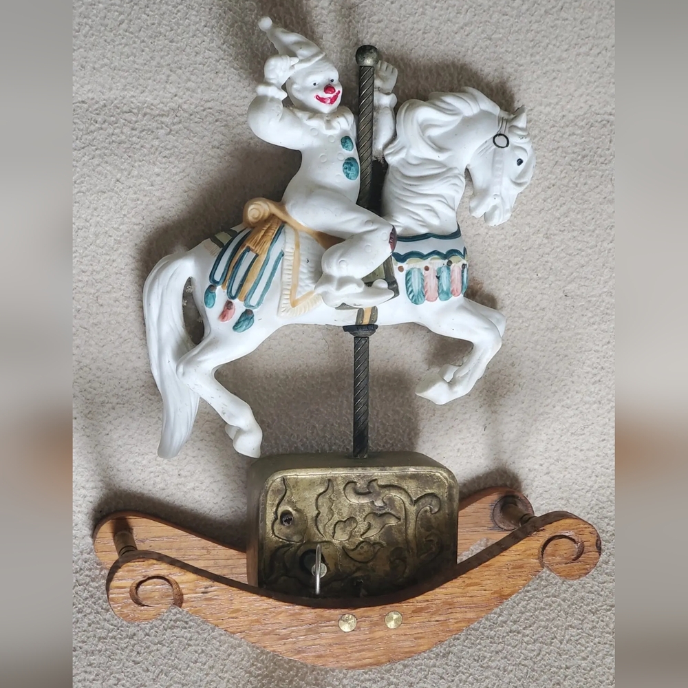 Willitts Inc Vintage Horse and Clown Rocking Carousel Waltz